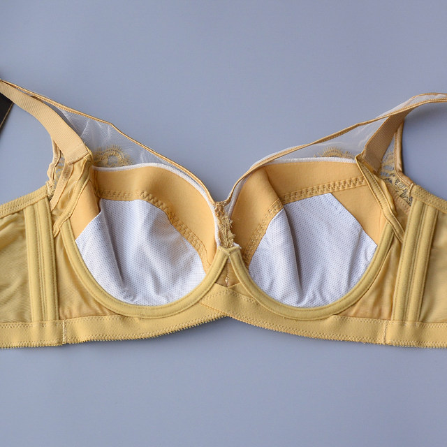 June Rose 6229 bra, large breasts, thin cotton, full cup, sexy push-up, side breasts underwear, CD cup