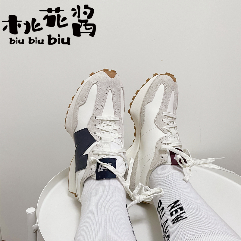 New Balance/NB张子枫同款女鞋复古休闲运动跑步鞋 WS327KA/KB/KC