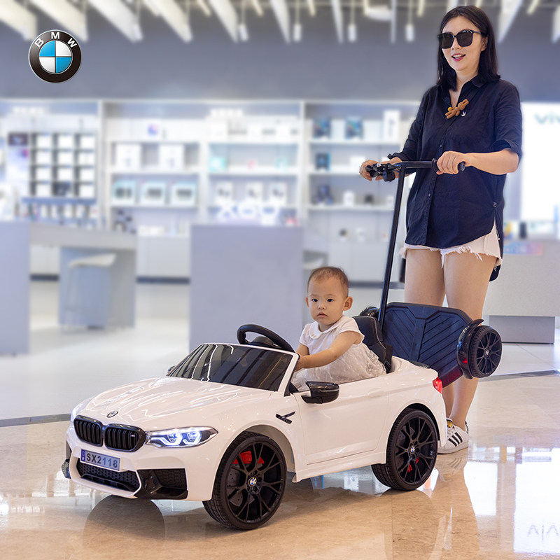 宝马儿童四轮大人小孩遥控电动车 魅力娃儿童电动车