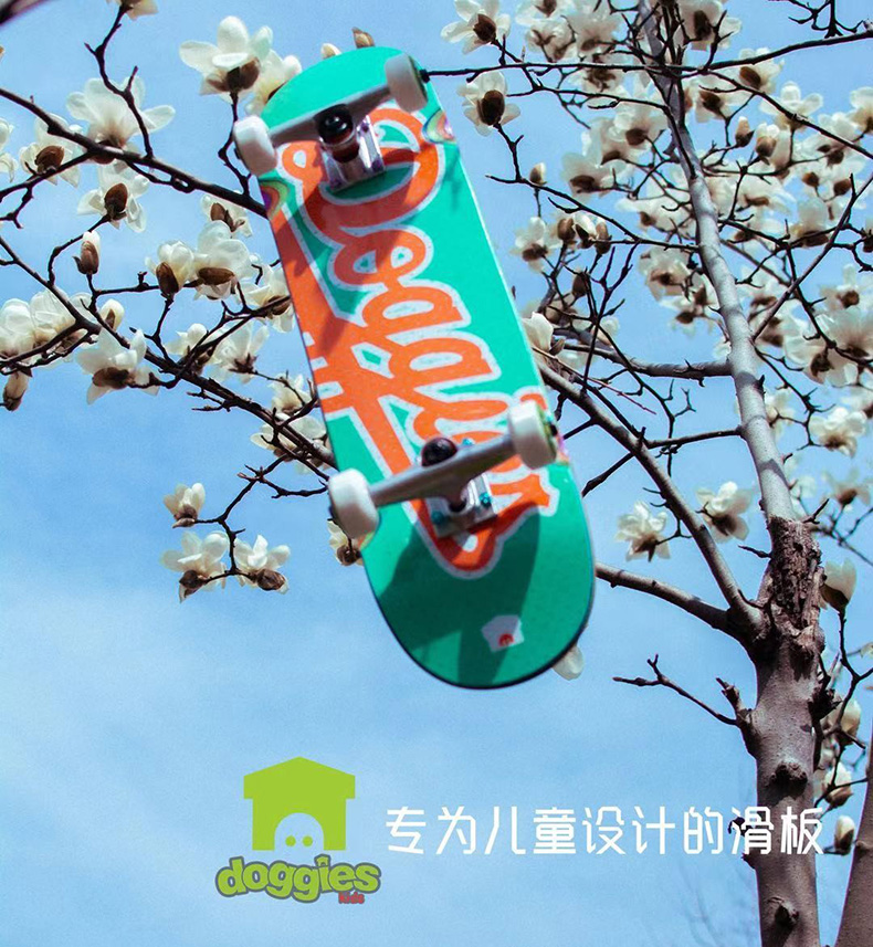 DOGGIES专业儿童小尺寸滑板四轮双翘板初学 KIDS SKATEBOARDS - 图1