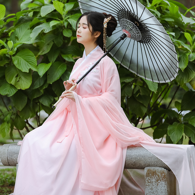 新款香蜜沉沉烬如霜杨紫锦觅同款古装仙女飘逸写真摄影cos汉服女 - 图1