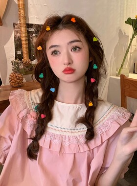 公主头前额碎发夹子前额刘海发饰