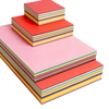 Mantic square handmade origami colored paper cardboard