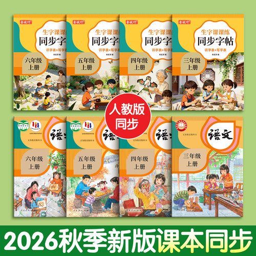 3-6年级生字练字帖二三四五六年级字帖上册下册临摹小学生专用同步练字帖本语文英语人教版课课练正楷硬笔书法儿童写字每日一练贴 - 图0