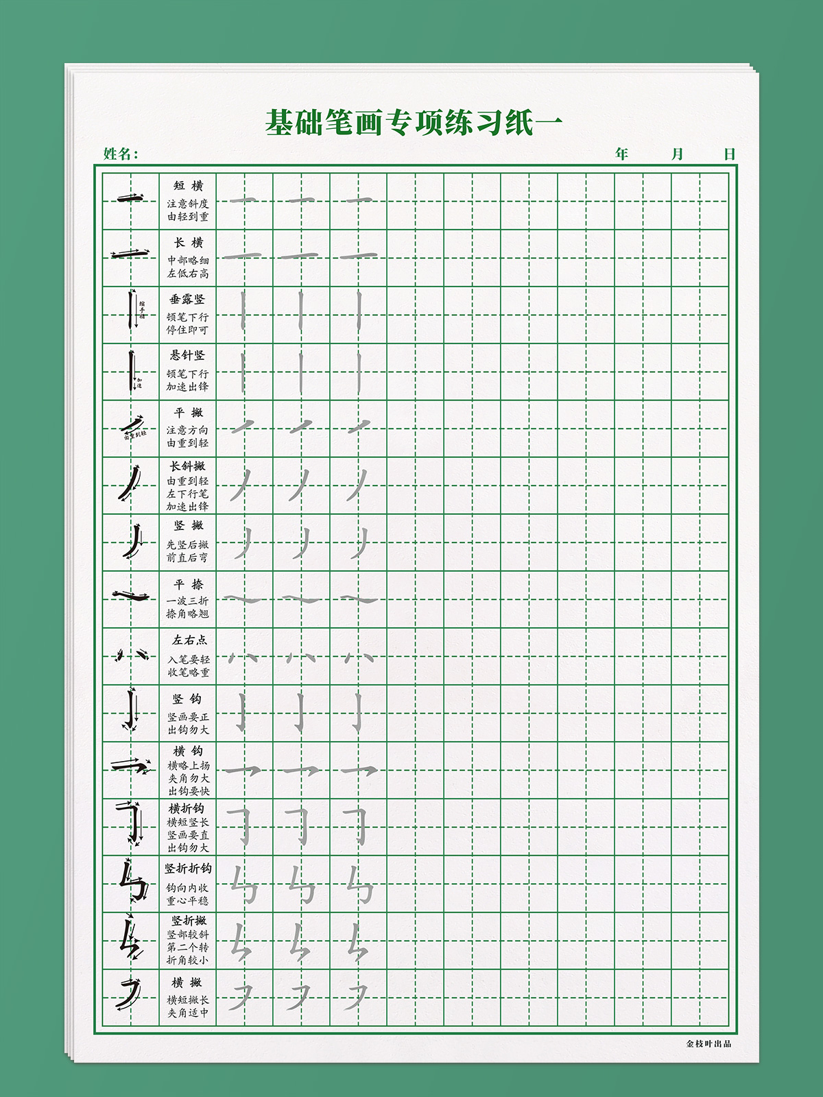 笔画笔顺练字帖控笔训练字帖大人偏旁部首成人小学生儿童练字楷书入门基础训练正楷练习硬笔书法练字本成年钢笔专用一年级每日一练-图1