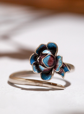 古着设计师夸张三生三世戒指