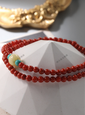 南红玛瑙复古民族风夏日百搭手串