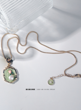 vintage女款项链锁骨链毛衣链