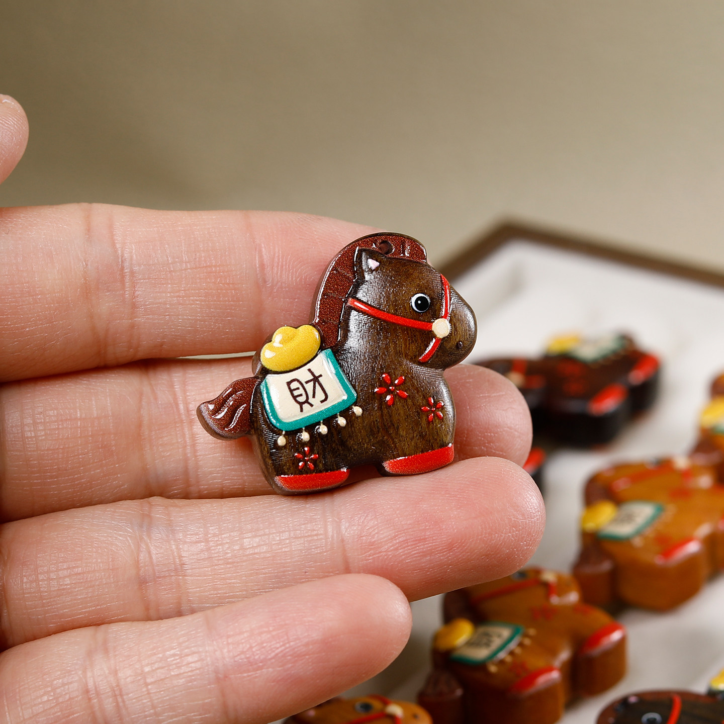 马上发财生肖马吊坠手工DIY钥匙扣彩绘小饰品马年手机链包包配饰,淘宝优惠券,粉丝福利购,淘宝优惠卷