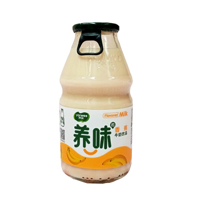 养味牛奶220g*6瓶喜盈门乳酸菌饮料香蕉牛奶饮品草莓酸奶哈密瓜-图3