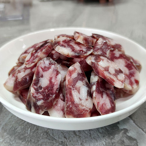咸味香肠农家正宗纯肉腊肠安徽特产新鲜猪肉制作手工灌肠日晒风干 - 图3