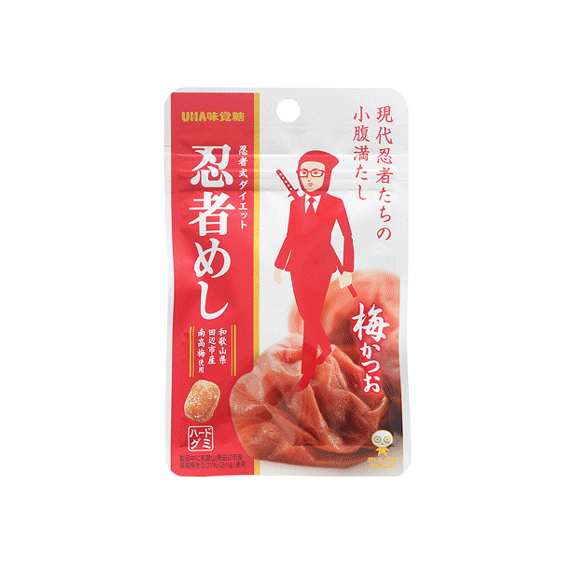 日本零食 UHA悠哈忍者咀嚼和歌山南高梅糖软糖酸梅糖袋装,淘宝优惠券,粉丝福利购,淘宝优惠卷