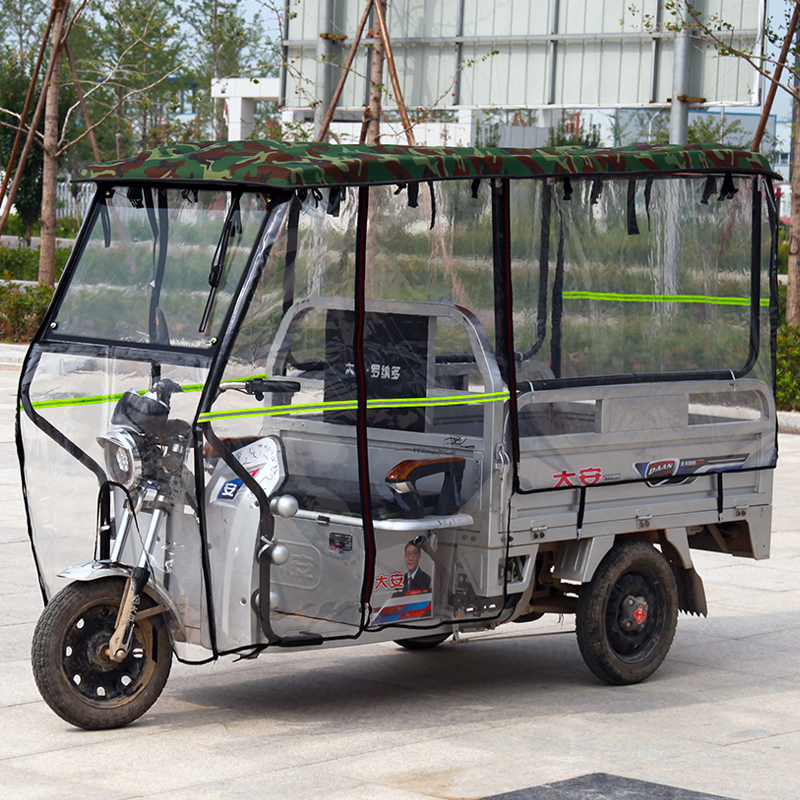 新款全半封闭透明大遮阳棚三轮车棚 音舒雅鼎诺遮阳篷/雨篷/车篷/广告篷/天幕