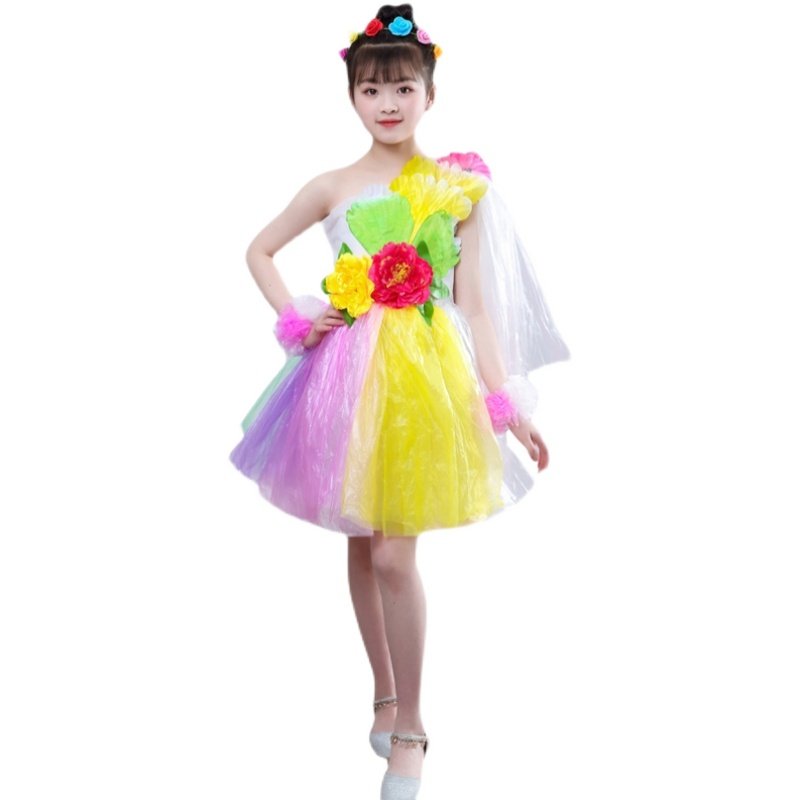 儿童环保服装亲子时装秀朔料袋手工创意制作幼儿园走秀活动演出,淘宝优惠券,粉丝福利购,淘宝优惠卷