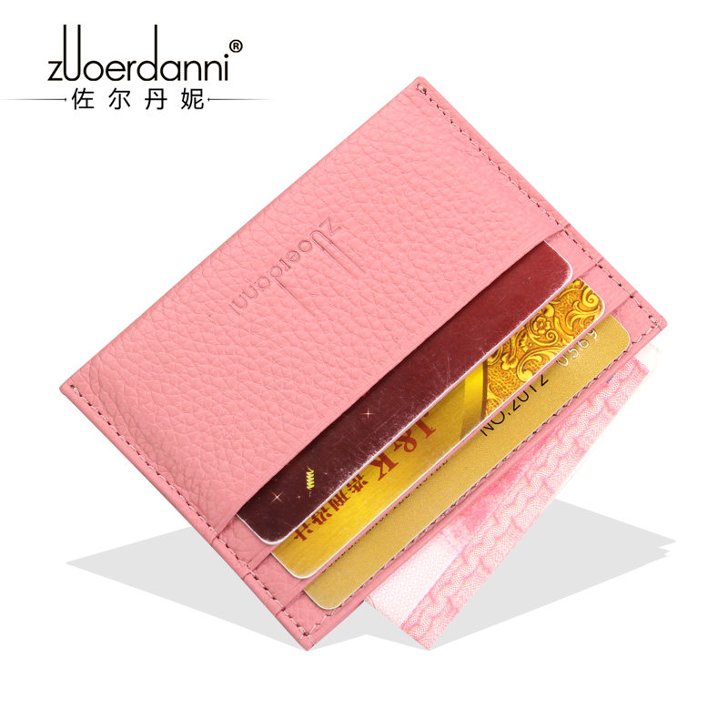 超薄女士多卡位信用卡套真皮小卡包 佐尔丹妮东莞卡包