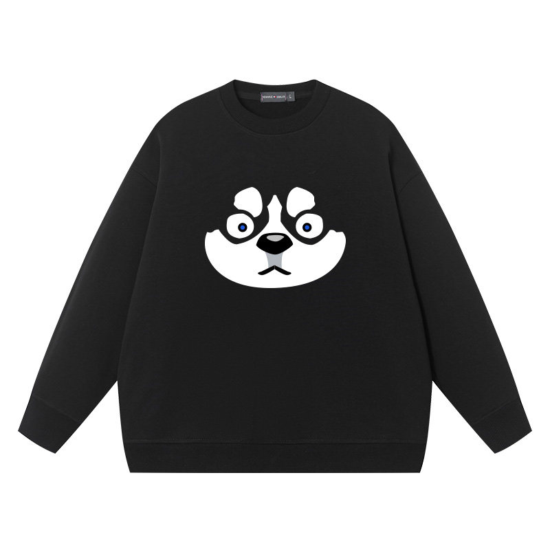 豆小萌情侣装二哈傻狗哈士奇卫衣男圆领纯棉长袖衣服打底衫小众搞,淘宝优惠券,粉丝福利购,淘宝优惠卷