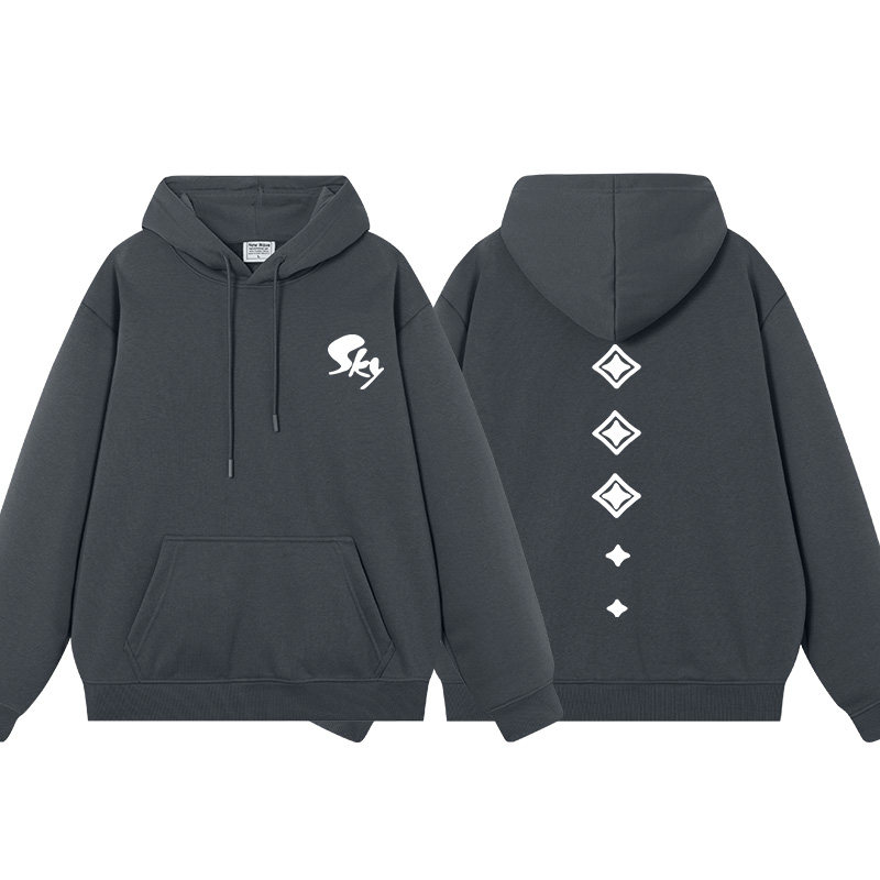 游戏光遇SKY周边连帽卫衣男女加绒二次元白鸟衣服男装帽衫秋冬潮,淘宝优惠券,粉丝福利购,淘宝优惠卷