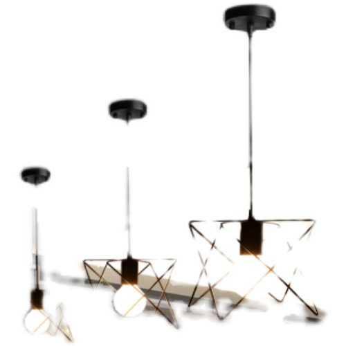 创意爱迪生吊灯仿古餐厅酒吧吧台咖啡馆复古工业风铁艺小铁笼吊灯 - 图3