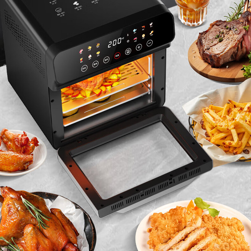 荣事达电烤箱家用小型2026新款可视化多功能烘焙三合一蒸烤一体机