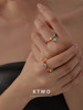 Dopamine Ring Girl Love Smiley Index Finger Ring