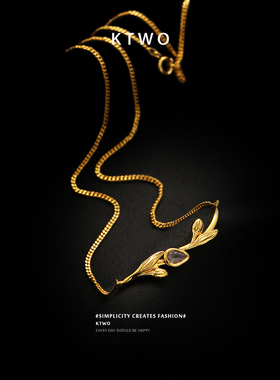 花朵项链女生小众锁骨链饰品