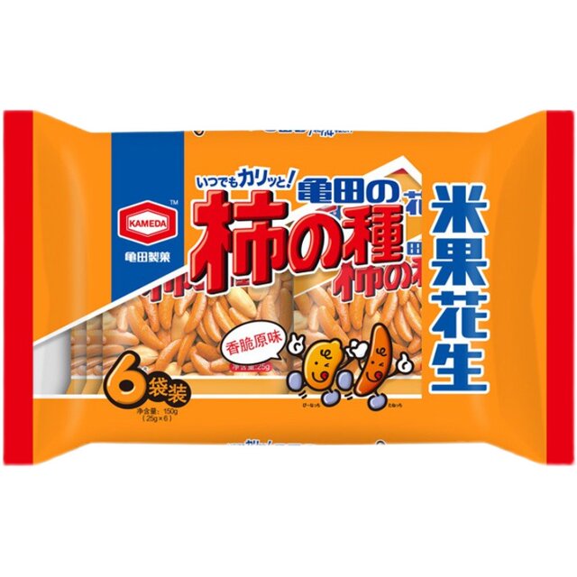 Kameda Seika Persimmon Seed Rice Fruit Peanut Snacks