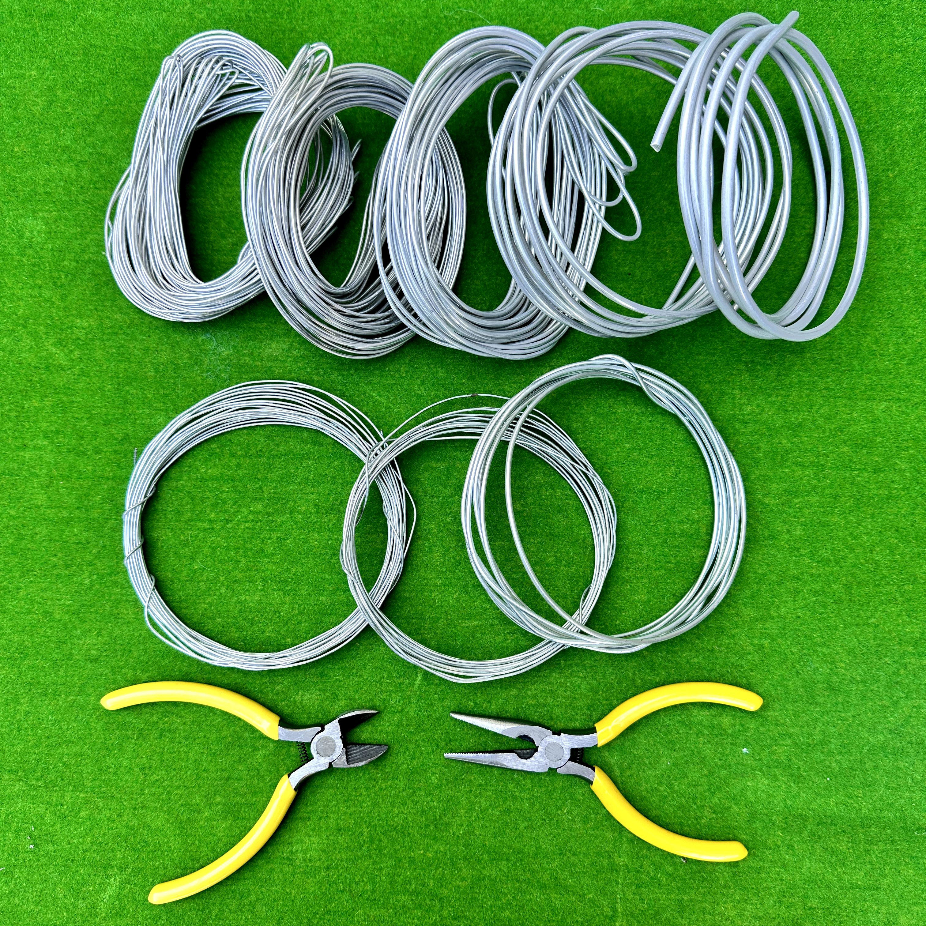 铝线手工diy材料骨架软绑线  雕塑手办油泥粘土人偶支架裸线 铁丝,淘宝优惠券,粉丝福利购,淘宝优惠卷