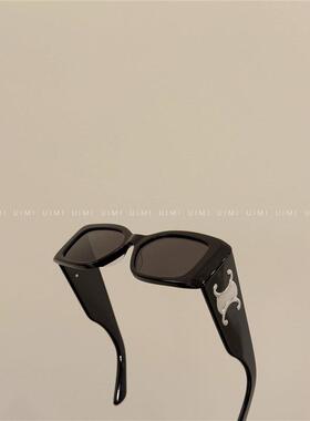 INSHUA强烈拍照匕备凹造型26ss新款 多边形太阳眼镜复古太阳眼