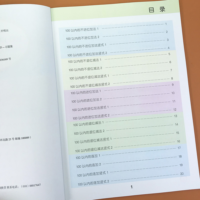 100以内加减法口算题卡一年级上下册同步数学专项训练小学生口算心算练习册竖式计算混合加减法天天练 - 图0