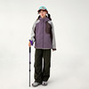 Princess Nono S1N junior high school students outdoor sportswear women's spring and autumn thickened youth hooded color matching casual jacket