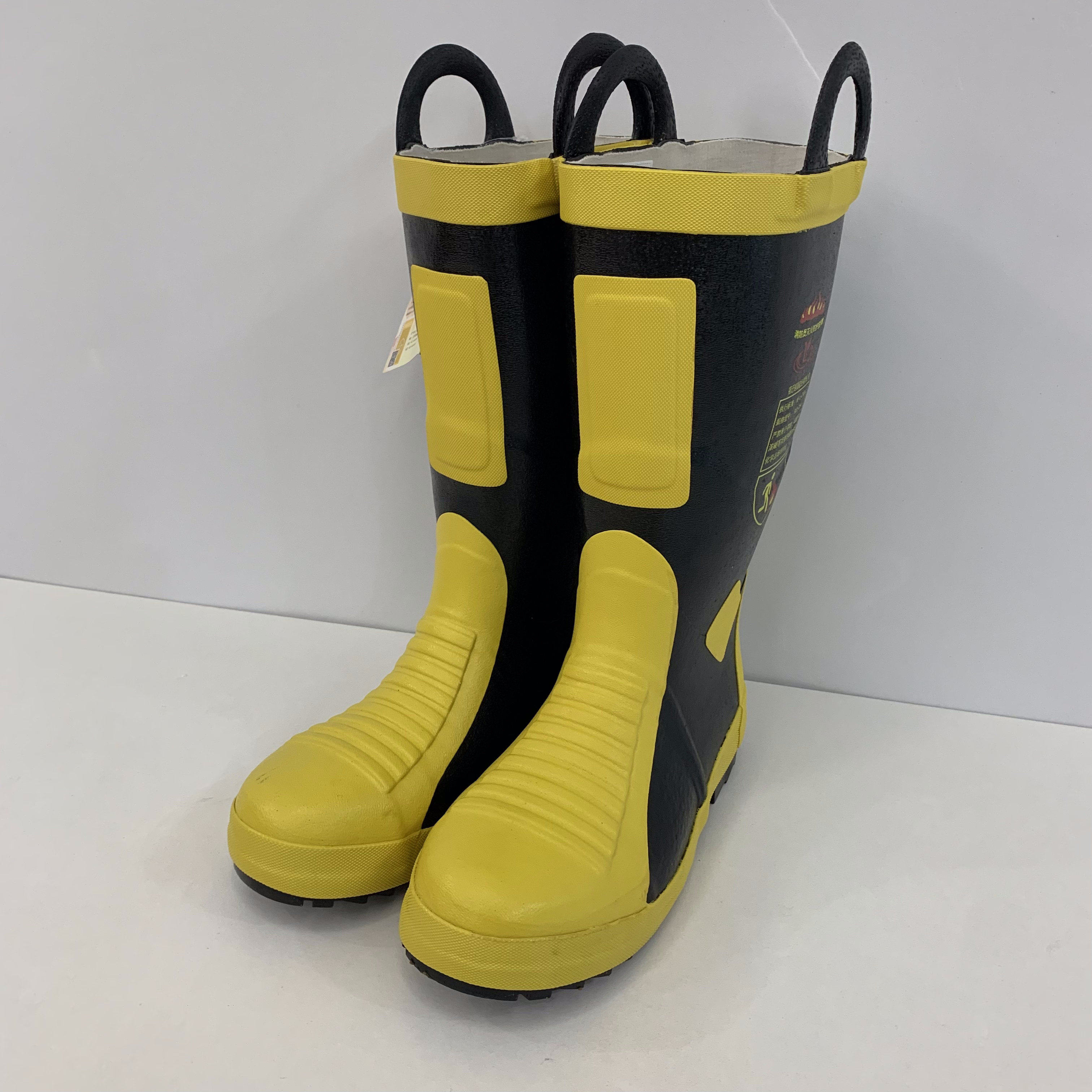 消防靴3C认证战斗靴防护耐高温防穿刺14款17款消防鞋子消防专用靴,淘宝优惠券,粉丝福利购,淘宝优惠卷