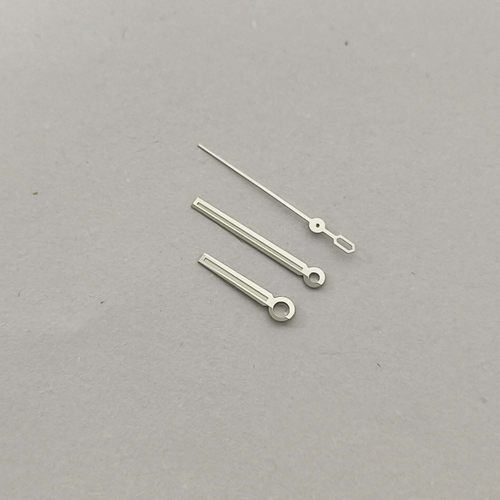 新款指针9*13.5*14平头表针金银玫三色绿夜光适合装8215/2813机芯 - 图1