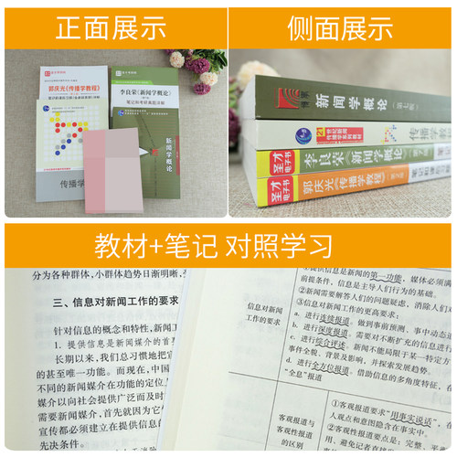 【全套4本】2027新闻传播新传考研郭庆光传播学教程2版二版李良荣新闻学概论8版八版教材笔记考研真题详解含真题圣才官方正版 - 图0