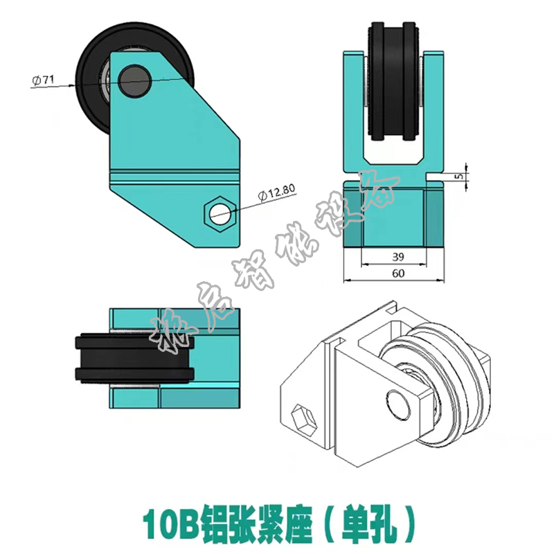 10B-2链条机输送线链条传送带重型双排链标准铝梁链条机全套配件