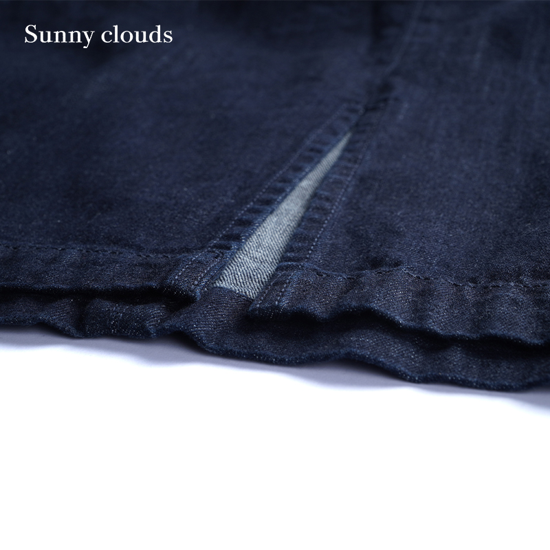 春季新品 桑妮库拉/Sunny clouds 女式纯棉牛仔背带裙百搭基础款 - 图2