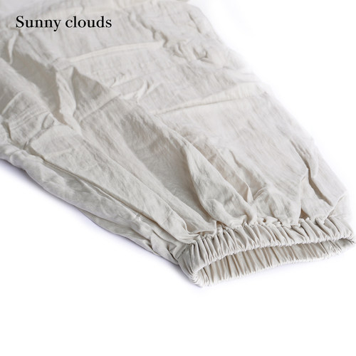 春季新品 桑妮库拉/Sunny clouds立领插肩蝙蝠袖外套系绳夹克上衣 - 图1