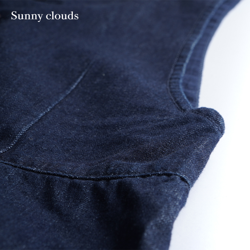 春季新品 桑妮库拉/Sunny clouds 女式纯棉牛仔背带裙百搭基础款 - 图3