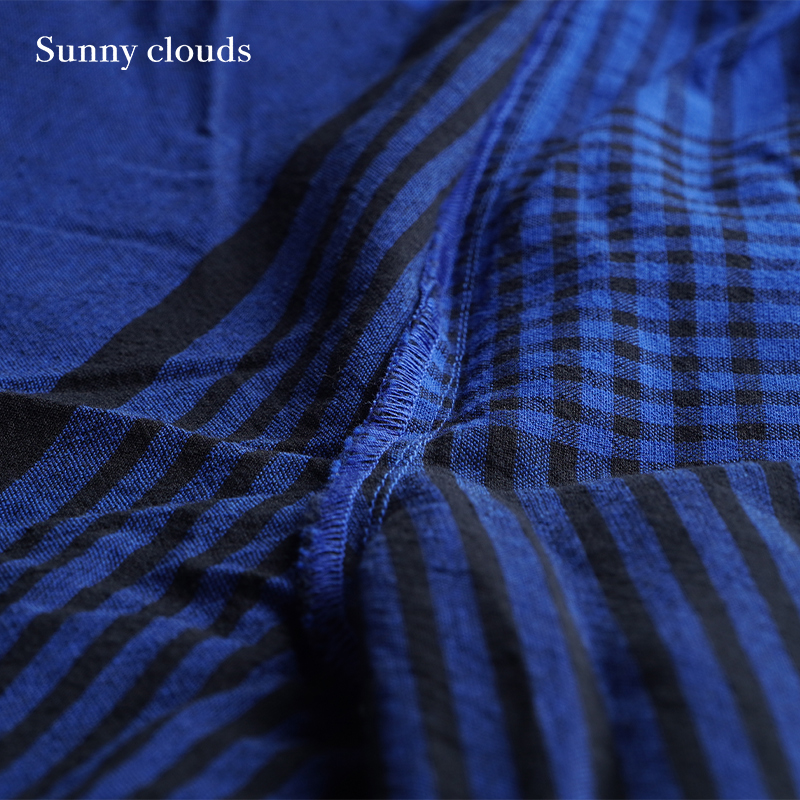 春季新品 桑妮库拉/Sunny clouds男式纯棉大格纹家居裤宽松睡裤 - 图3