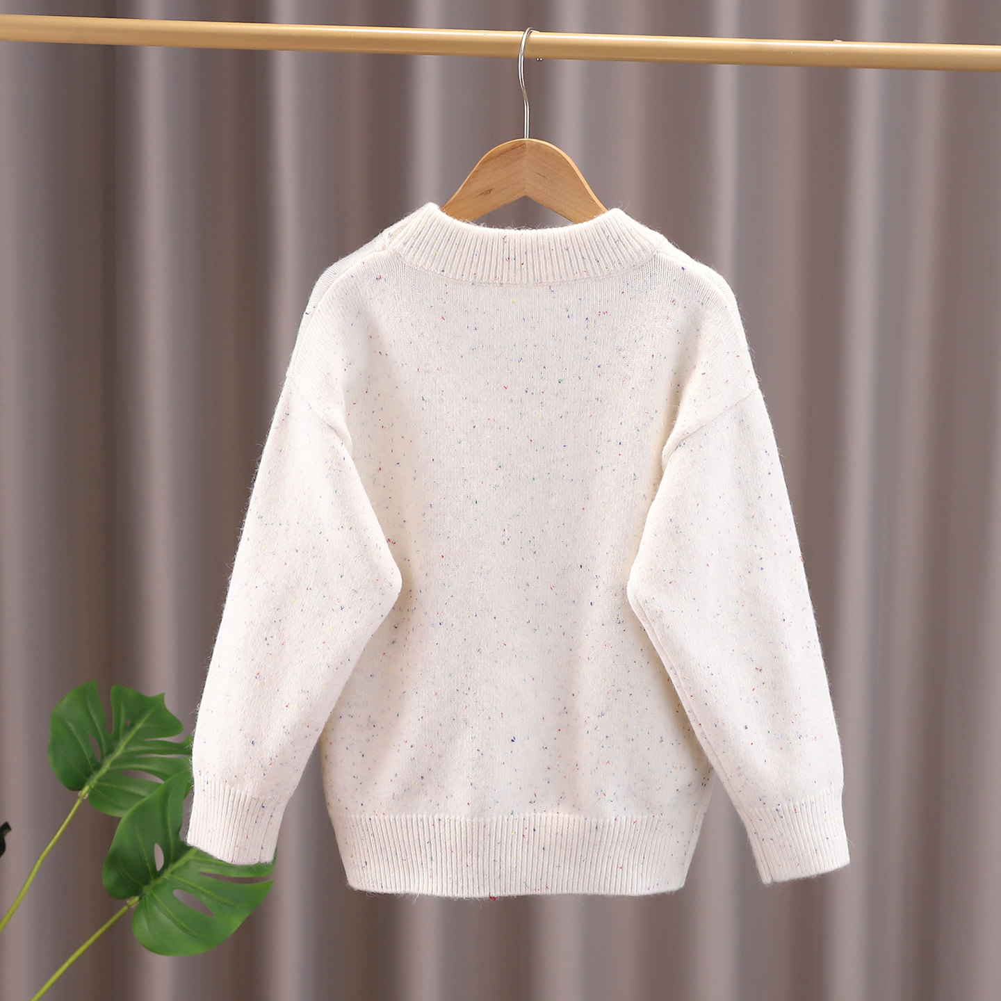 女童秋冬装毛衣加厚2025新款女孩蘑菇线衫儿童洋气春秋针织衫上衣,淘宝优惠券,粉丝福利购,淘宝优惠卷