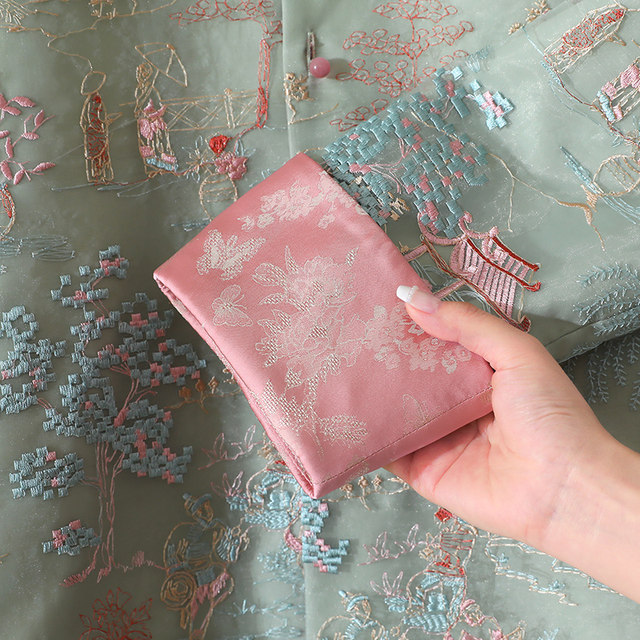 Jacquard Vintage Stand Collar Comfortable Embroidered Warm Top