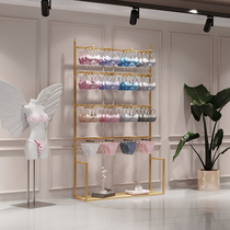 Socks Shelf Show Rack Clothing Store Special Exhibition Stand Ground Type Iron Art Underwear Briefs Display Cabinet Silk Socks Shelving