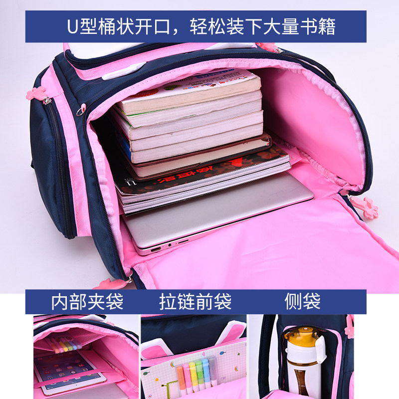 小学生1-3-6年级减负轻便双肩包 帅龙箱包书包