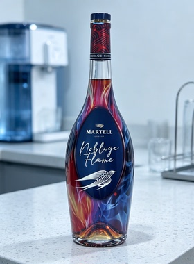现代样板间吧台轻马爹利名仕限量款夜焰高档酒装饰摆件工艺品