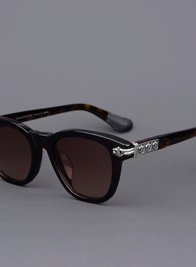 新款剋罗星大框板材复古墨镜男潮