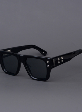 新款KAZEI DTS418进口板材墨镜男 复古柳丁老钱风偏光镜片太阳镜