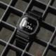 Casio small square sports watch with initial D