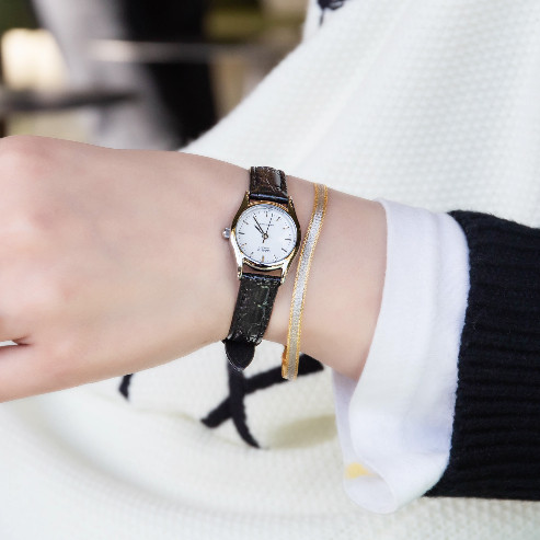 海外直邮卡西欧女士指针皮带女表 锦时亨海外日韩腕表