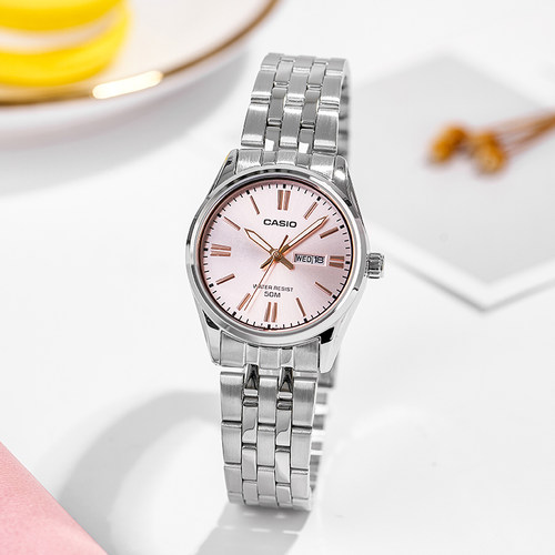 卡西欧CASIO手表女简约防水指针石英女表LTP-1335D海外直邮 - 图1