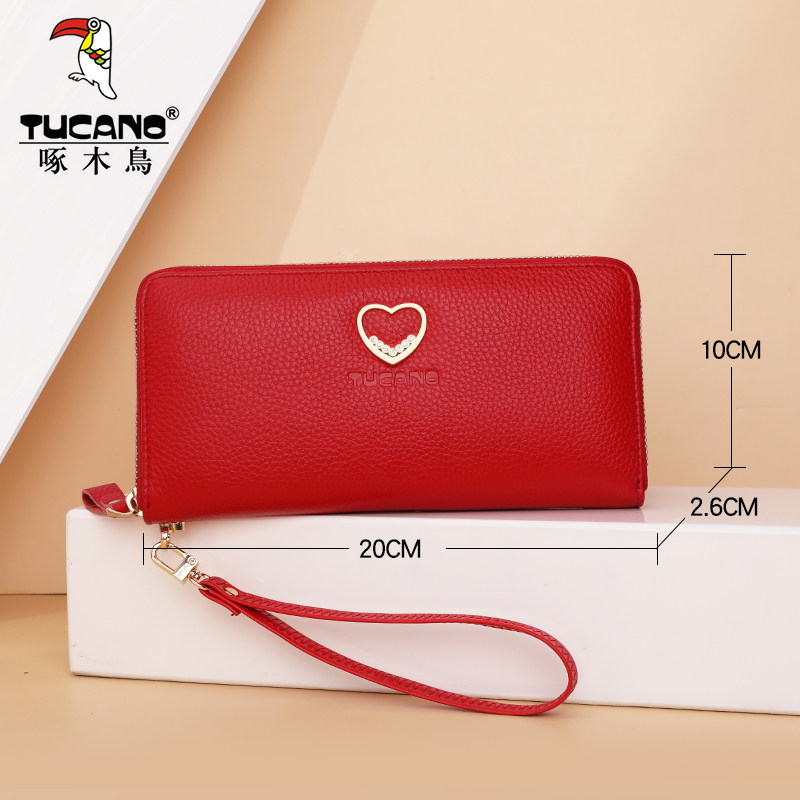啄木鸟2021新款女士时尚长款零钱包 tucano祥喆钱包