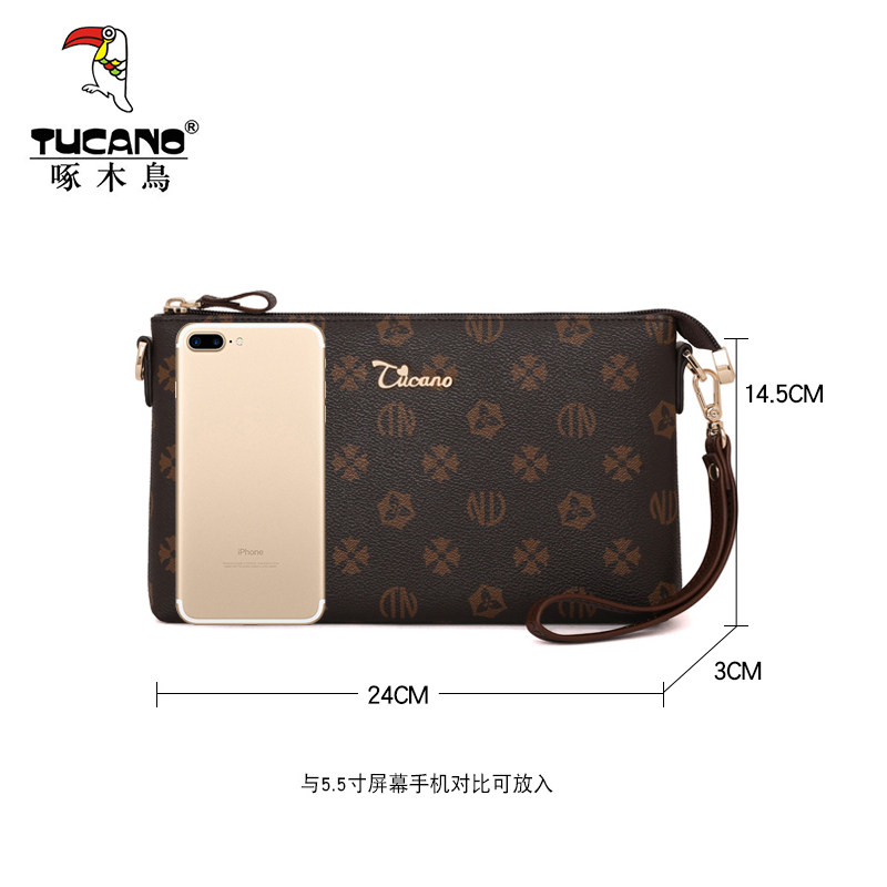 啄木鸟女秋2021新款斜挎小包零钱包 tucano祥喆女士包袋